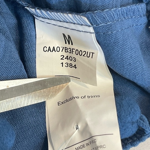 CupShe NWT Mini Dress/Swim Coverup Size Medium Navy Blue - Picture 7 of 10